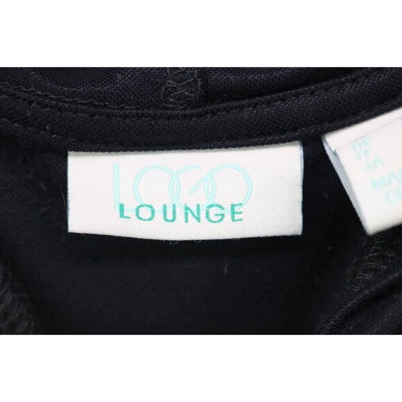 LOGO Lounge Hooded Long Sleeve Hi Lo Tunic-Size Medium-Pockets - Picture 6 of 13
